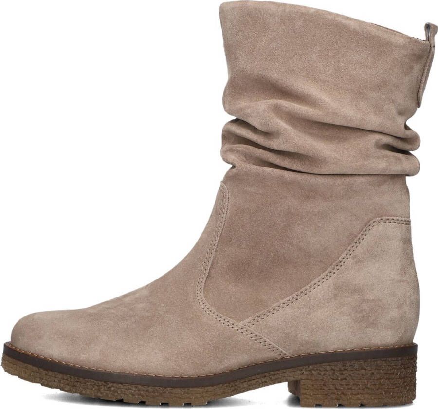 Gabor 013 Enkellaarsjes Enkelboots met rits Dames Beige