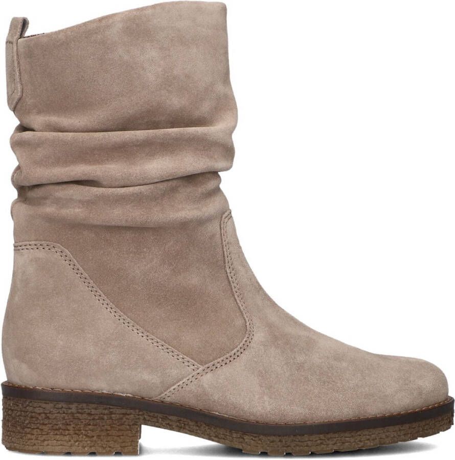 Gabor 013 Enkellaarsjes Enkelboots met rits Dames Beige