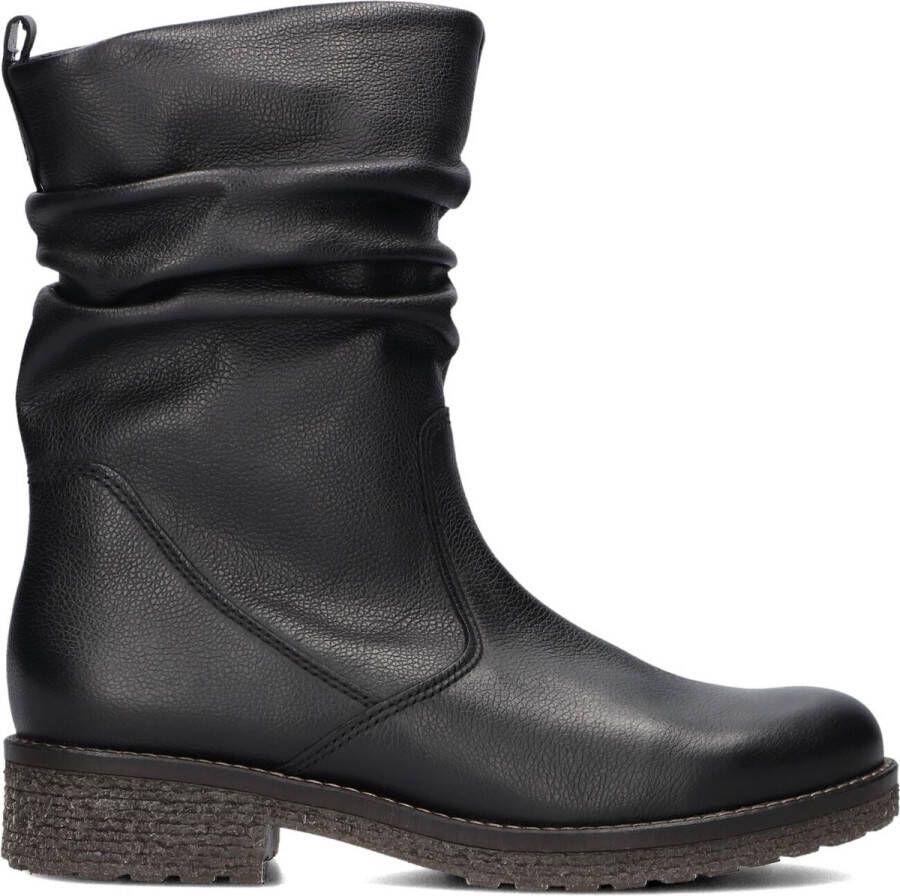 Gabor 013 Enkellaarsjes Enkelboots met rits Dames Zwart