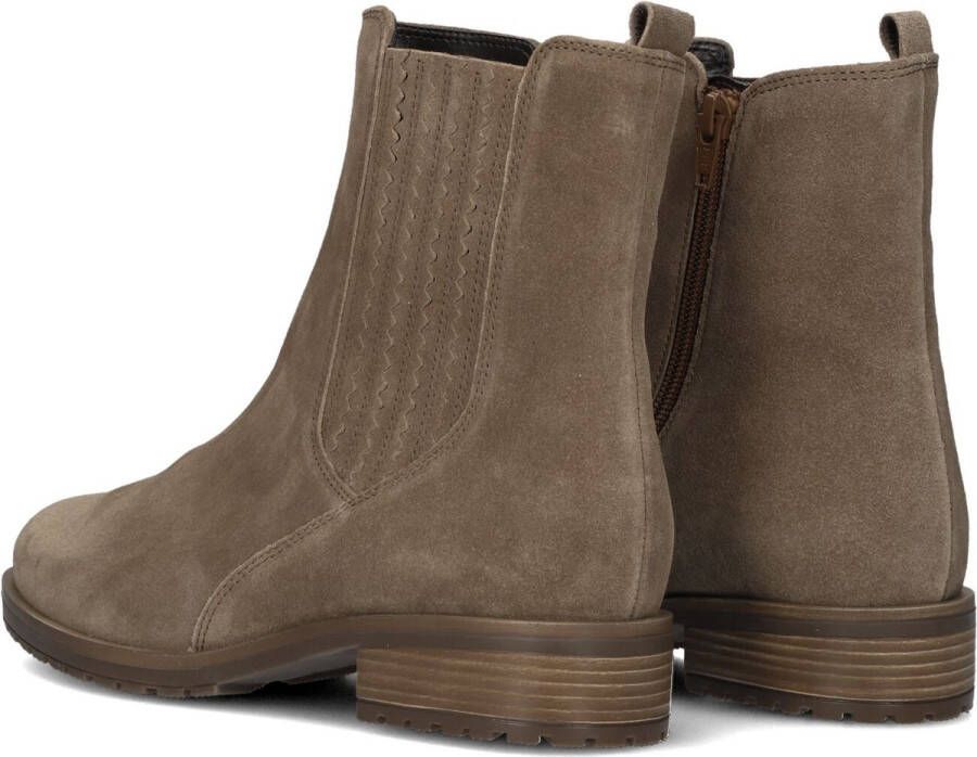 Gabor 022 Enkellaarsjes Enkelboots met rits Dames Beige