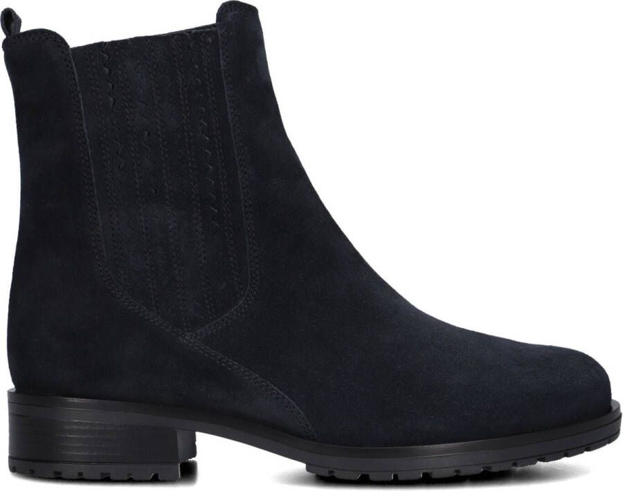 Gabor 022 Enkellaarsjes Enkelboots met rits Dames Blauw