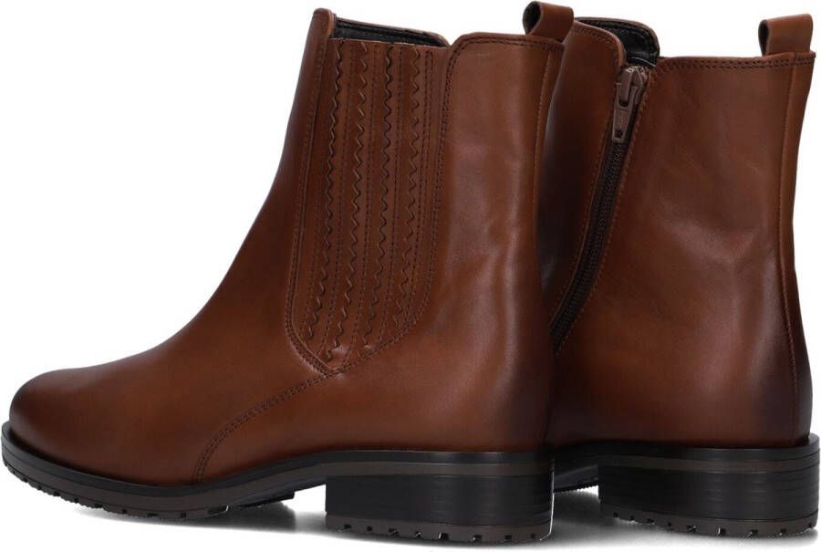 Gabor 022 Enkellaarsjes Enkelboots met rits Dames Camel