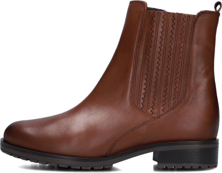 Gabor 022 Enkellaarsjes Enkelboots met rits Dames Camel