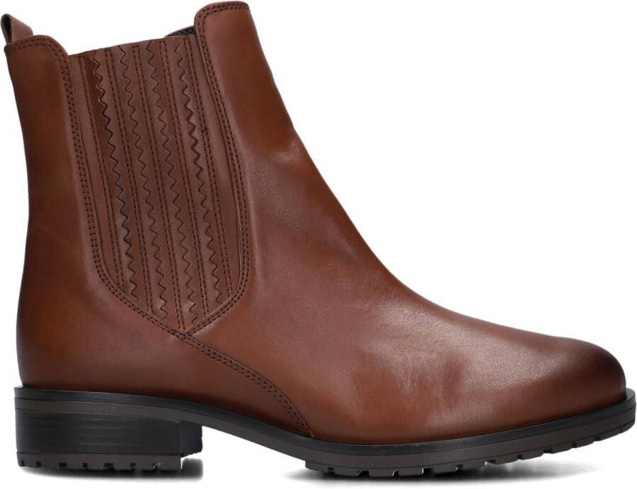 Gabor 022 Enkellaarsjes Enkelboots met rits Dames Camel