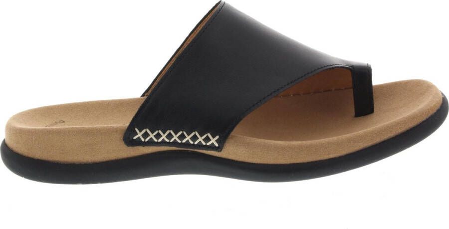 Gabor 03.700.27 Dames Slippers Zwart