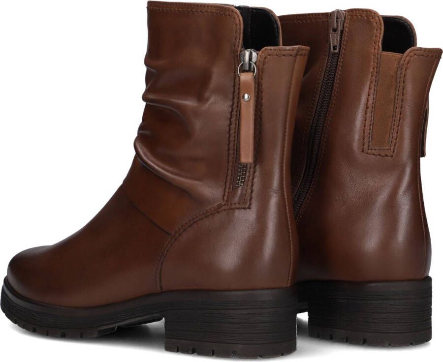 Gabor 092 Enkellaarsjes Enkelboots met rits Dames Camel