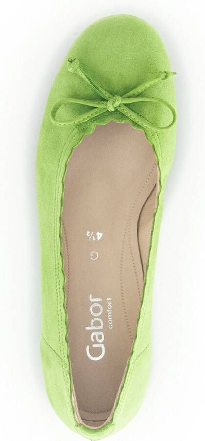 Gabor 42.601.34 Apple Green G-Wijdte Ballerina-s