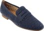 Gabor Blauwe nubuck leren mocassins Blue Dames - Thumbnail 1