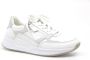 GABOR Lage Sneakers Dames 958 Maat: 39 Materiaal: Leer Kleur: Wit - Thumbnail 3