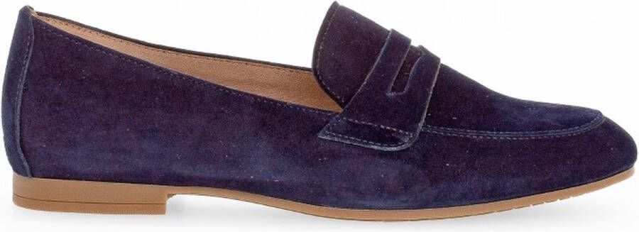 Gabor 213 Loafers Instappers Dames Blauw