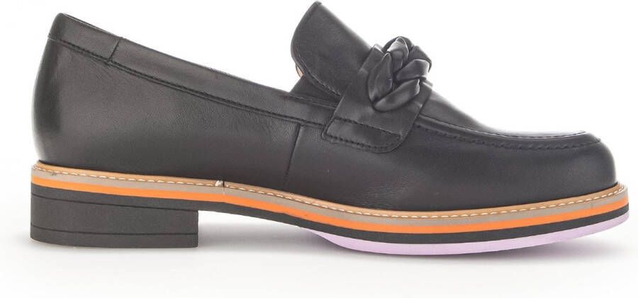 Gabor Zwarte Dames Loafer Modieuze Stijl Black Dames