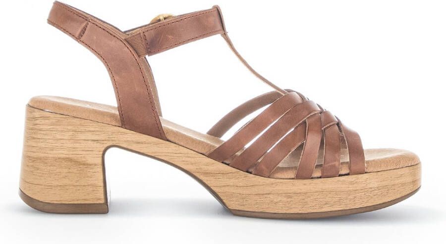 Gabor Lichtgewicht Hoge Hak Sandalen Brown Dames