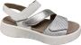 Gabor 22.862.51 Mini Raff Cer. Silber weis-sandalen -sandalen los voetbed - Thumbnail 11