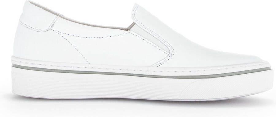 Gabor Damesloafer met Optifit Voetbed White Dames