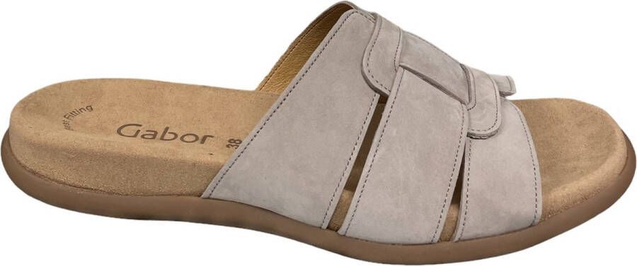 Gabor 23.704.12 Dames Slippers Beige