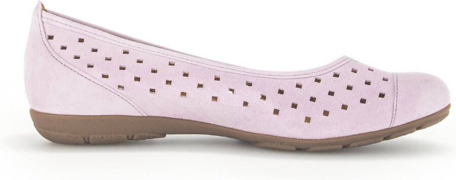 Gabor Paarse Suède Ballet Flats Purple Dames