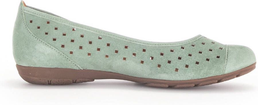 Gabor Comfortabele ballerina`s Green Dames