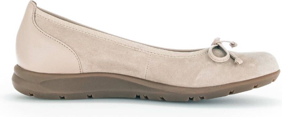 Gabor Comfortabele ballerina`s Beige Dames