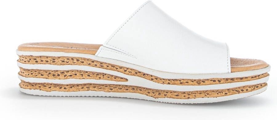 Gabor Comfortabele damesslippers White Dames