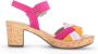 Gabor Multicolor Leren Sandalen Multicolor Dames - Thumbnail 1