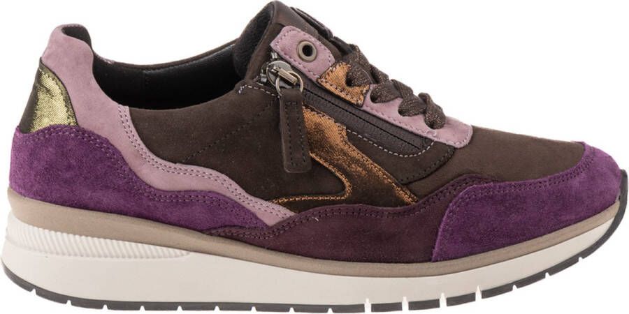 GABOR Lage Sneakers Dames 306 Maat: 36 Materiaal: Leer Kleur: Bruin