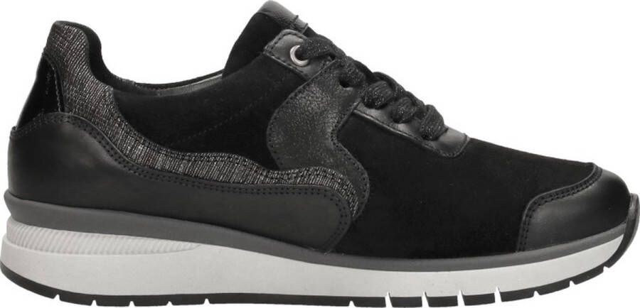 GABOR Lage Sneakers Dames 306 Maat: 42 5 Materiaal: Leer Kleur: Zwart