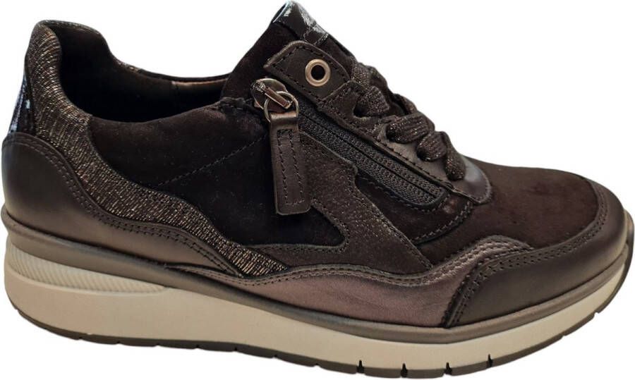 GABOR Lage Sneakers Dames 306 Maat: 40 Materiaal: Leer Kleur: Zwart