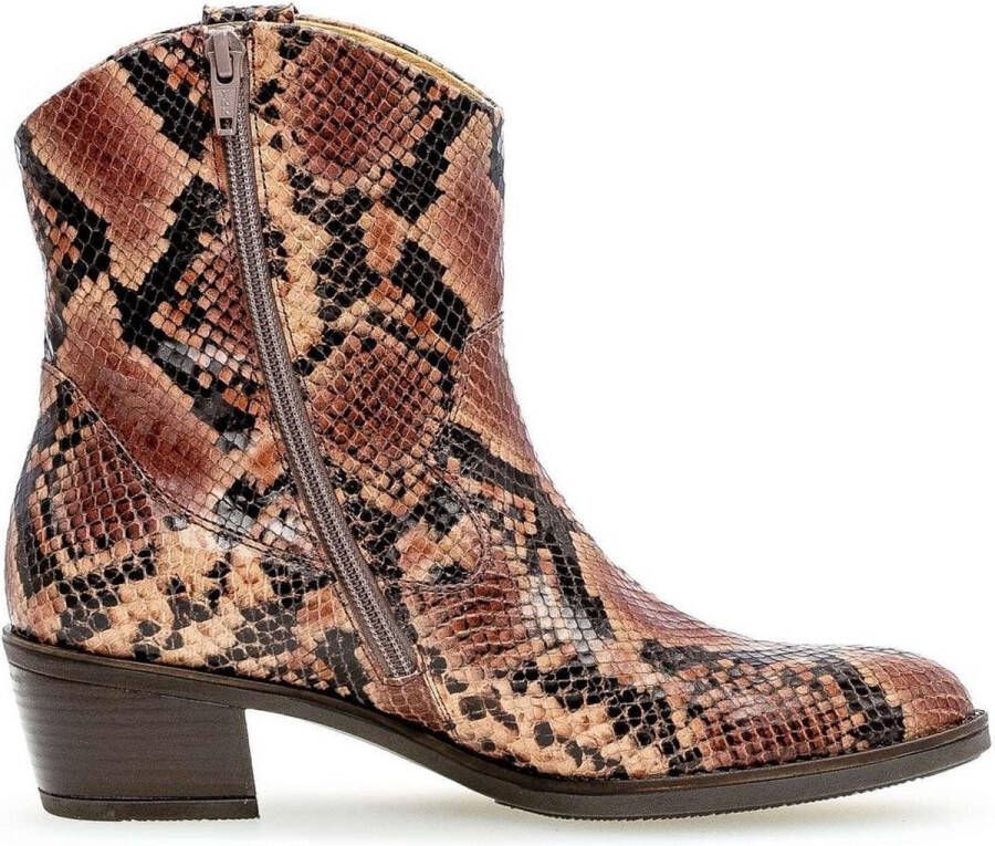 Gabor Cowboy Boot met Croco Motif Multicolor Dames