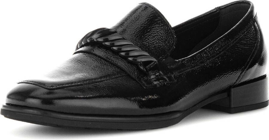 Gabor Zwarte Lakloafers Black Dames