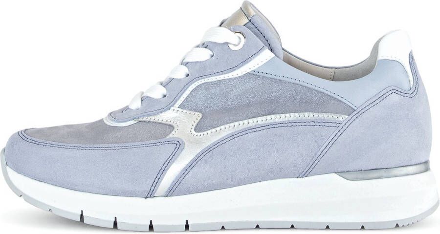 GABOR Lage Sneakers Dames 355 Maat: 37 Materiaal: Suède Kleur: Blauw