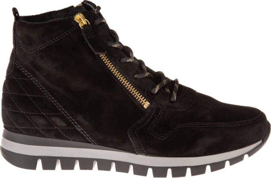 Gabor 36.455.47 Black Gold H-Wijdte Veter boots