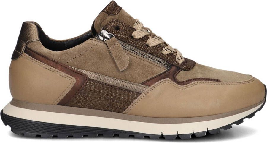 GABOR Lage Sneakers Dames 378 Maat: 39 Materiaal: Suède Kleur: Bruin