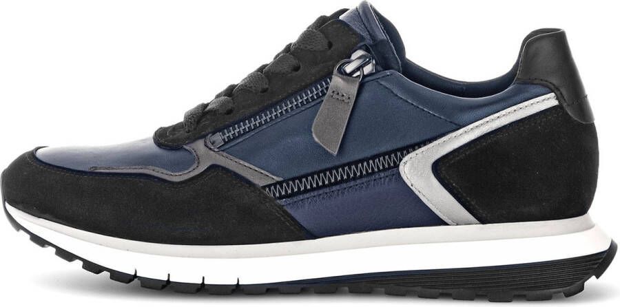 Gabor 378 Sneakers Leer Dames Blauw