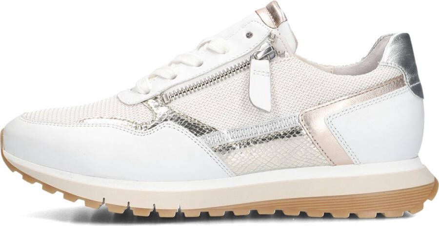 Gabor Witte lage sneakers met chique stijl Multicolor Dames