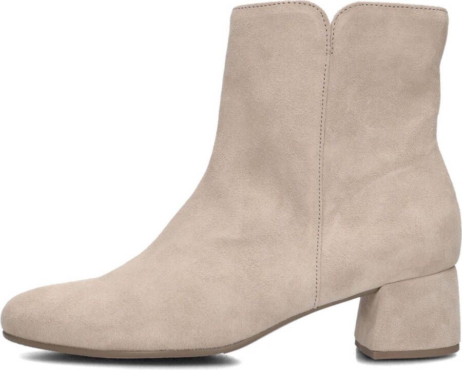 Gabor 380 Enkellaarsjes Enkelboots met rits Dames Beige