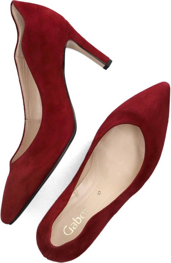 Gabor 381 Pumps High Heels Schoenen Hoge Hak Dames Rood