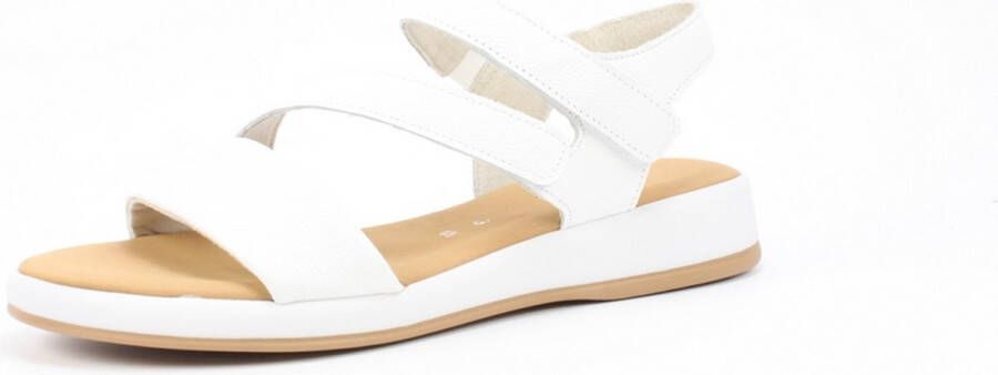 Gabor Witte Leren Sandalen met Bandjes White Dames