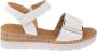 Gabor Witte Leren Sandalen White Dames - Thumbnail 3