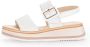 Gabor Witte Leren Sandalen White Dames - Thumbnail 8