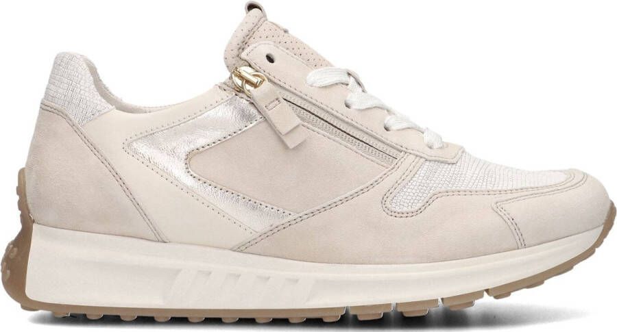 GABOR Lage Sneakers Dames 428.1 Maat: 42 Materiaal: Suède Kleur: Beige