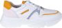 Gabor Witte Combi Leren Sneaker White Dames - Thumbnail 1