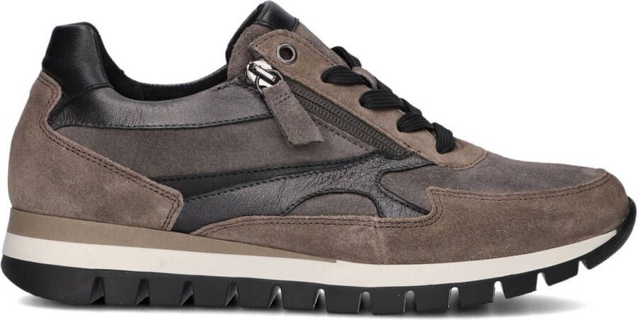 Gabor 437 Sneakers Suède Dames Taupe