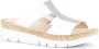 Gabor Witte leren muil sandalen White Dames - Thumbnail 1