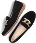 Gabor Zwarte Suède Loafers met Gouden Detail Black Dames - Thumbnail 2
