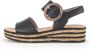 Gabor Zwarte Sandalen 550.2 Dames Black Dames - Thumbnail 11