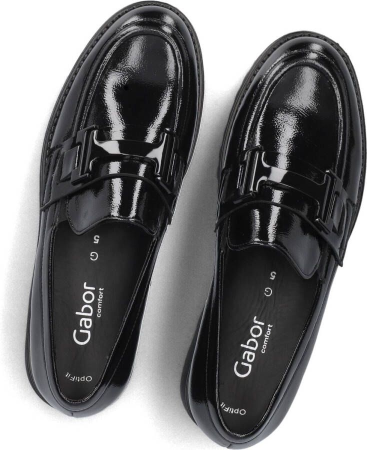 Gabor 452 Loafers Instappers Dames Zwart