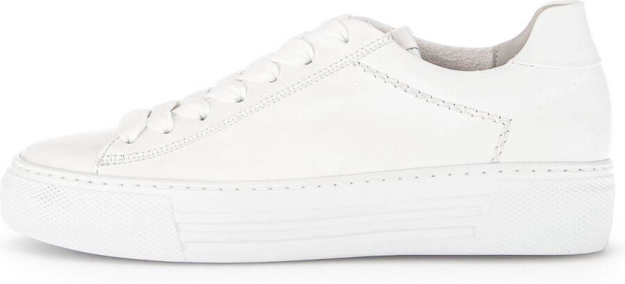 Gabor 460.1 Lage sneakers Leren Sneaker Dames Wit