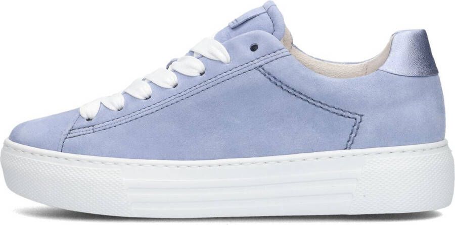 GABOR Lage Sneakers Dames 460.1 Maat: 40 5 Materiaal: Suède Kleur: Blauw