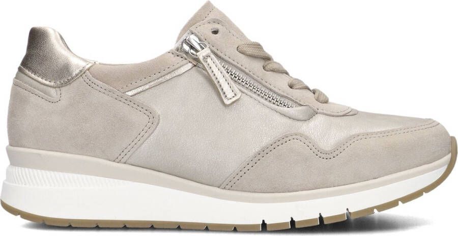 GABOR Lage Sneakers Dames 46.308 Maat: 42 Materiaal: Leer Kleur: Taupe