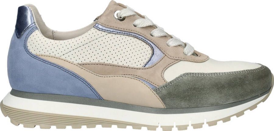 Gabor Sneakers Dames Lage sneakers Damesschoenen Suède 46.375 Beige combi